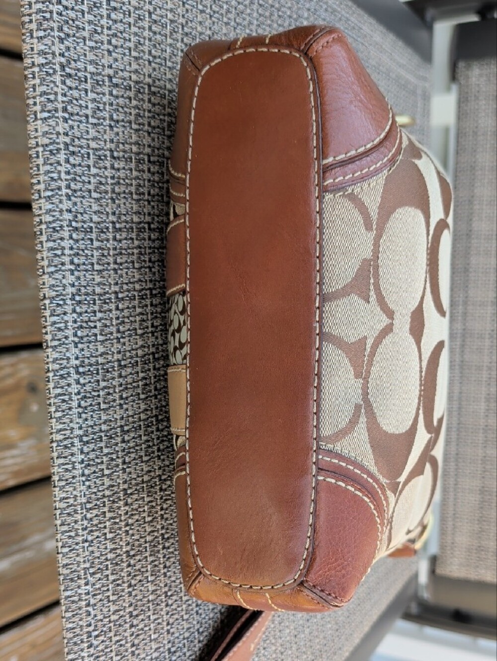 Coach Hampton Signature Shoulder Crossbody (F10542) - Picture 9 of 16